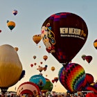 ALBUQUERQUE, Oct. 8, 2019 -- Hot air balloons are seen at the Albuquerque International Balloon Fiesta in Albuquerque of New Mexico, the United States, on Oct. 7, 2019. (Photo by Richard Lakin/Xinhua via Getty) (Xinhua/gaolu via Getty Images)
1174673157
wn
Hot air balloons are seen at the Albuquerque International Balloon Fiesta in Albuquerque of New Mexico, the United States, on Oct. 7, 2019.