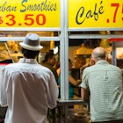 USA-Florida-Miami-Daniel Korzeniewski-Shutterstock-109898231-RF

Typical Coffee Shop window in Little Havana circa July 2012 in Miami, during "cultural fridays" an artistic, cultural, and social fair that takes place monthly. © Daniel Korzeniewski / Shutterstock